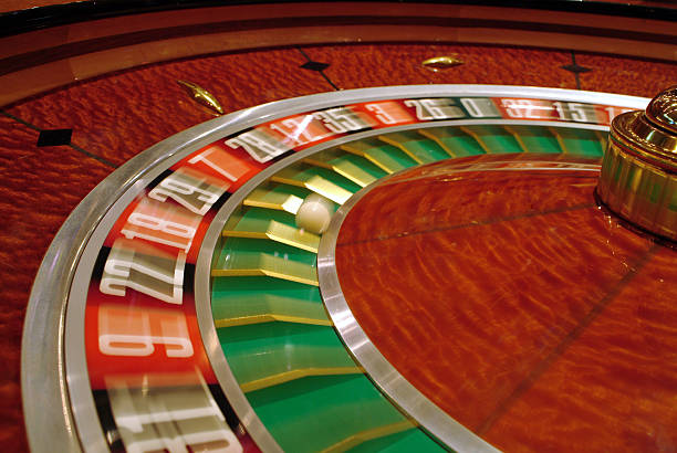 Live dealer roulette table with multiple-angle broadcast